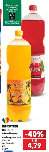 Kaufland Biborteni băutură răcoritoare carbo gazoașă diverse sortimente Ofertă