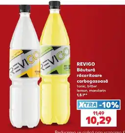 Kaufland Revigo băutură răcoritoare carbogazoasă tonic bitter lemon mandarin Ofertă
