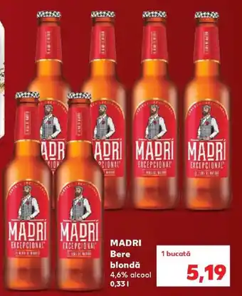 Madri bere blondă