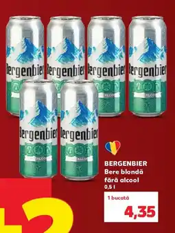 Kaufland Bergenbier Bere blondă fără alcool Ofertă