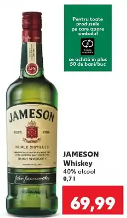 Kaufland Jameson Whiskey Ofertă