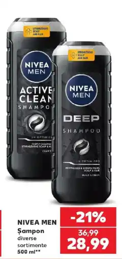 Kaufland Nivea men şampon Ofertă