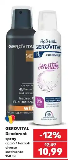 Kaufland GeroVital deodorant spray Ofertă
