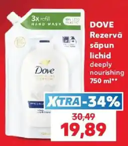Kaufland Dove rezervă săpun lichid deeply nourishing Ofertă