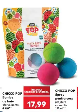 Kaufland Chicco Pop bombe de baie efervescente Ofertă