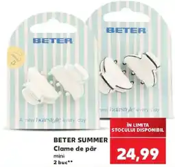 Kaufland Beter summer clame de păr mini Ofertă