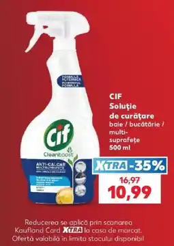 Kaufland Cif soluție de curățare baie / bucătărie / multi-suprafețe Ofertă