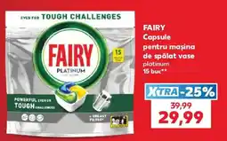 Kaufland Fairy capsule pentru mașina de spălat vase platinum Ofertă