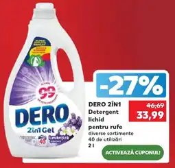 Kaufland Dero 2in1 gel Ofertă