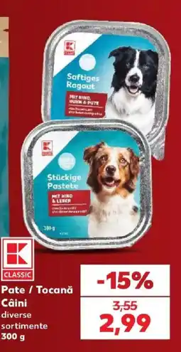 Kaufland K classic Pate / Tocană Câini Ofertă