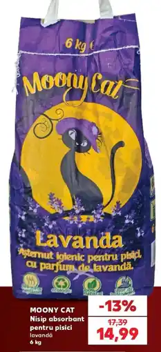 Kaufland Moony Cat Nisip absorbant pentru pisici lavandă Ofertă