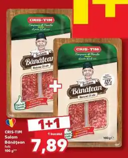 Kaufland CRIS-TIM Salam Bănățean felii 100 g Ofertă