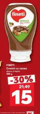 Kaufland FINETI Cremă cu cacao Ofertă