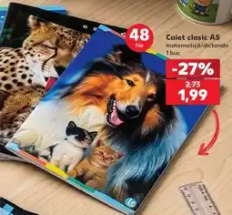 Kaufland Caiet clasic A5 Ofertă