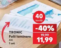 Kaufland TRONIC Folii laminare Ofertă
