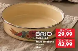 Kaufland BRIO EMALIKA Tavă emailată rotundă Ofertă