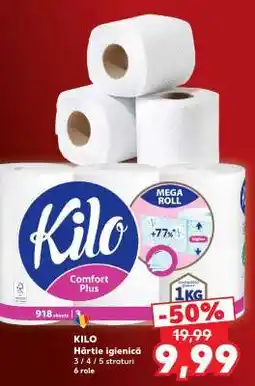 Kaufland KILO Hârtie igienică Ofertă