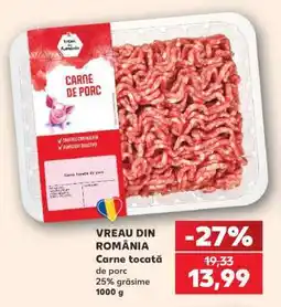 Kaufland Carne tocată de porc Ofertă