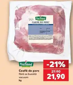 Kaufland Ceafă de porc Ofertă