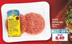 Kaufland ALDIS Hamburger de porc Ofertă