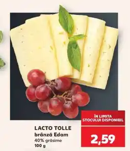 Kaufland LACTO TOLLE brânză Edam Ofertă