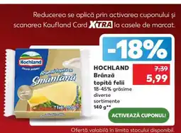 Kaufland HOCHLAND Brânză topită felii Ofertă