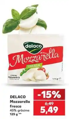 Kaufland DELACO Mozzarella fresca Ofertă