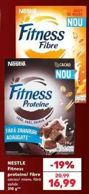 Kaufland NESTLE Fitness proteine/ fibre cacao/ miere, fără zahăr 310 g Ofertă