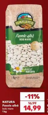 Kaufland NATURA Fasole albă bob mare 1 kg Ofertă