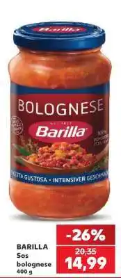 Kaufland BARILLA Sos Bolognese 400 g Ofertă