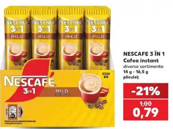 Kaufland NESCAFE 3 ÎN 1 Ofertă