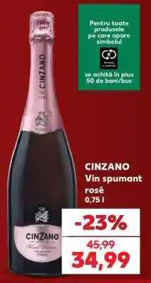 Kaufland CINZANO Vin spumant rosé Ofertă