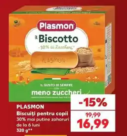 Kaufland PLASMON Biscuiți pentru copii Ofertă
