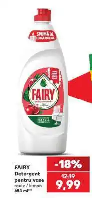 Kaufland FAIRY Detergent pentru vase rodie / lemon 654 ml Ofertă