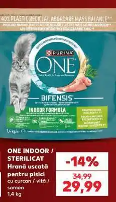 Kaufland ONE INDOOR / STERILICAT Ofertă