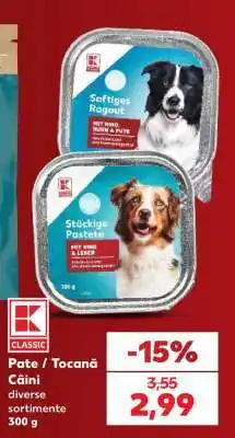 Kaufland Pate / Tocană Câini Ofertă
