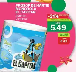 Diana Supermarket El Capitan prosop de hârtie monorola Ofertă