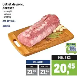 Metro Cotlet de porc, dezosat Ofertă