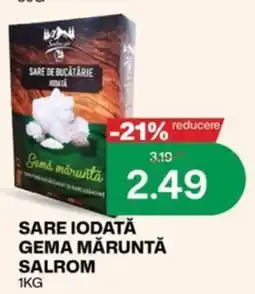 Diana Supermarket Salrom sare iodată gemă măruntă Ofertă