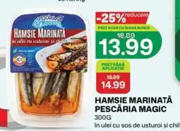 Diana Supermarket Pescăria Magic hamsie marinată Ofertă