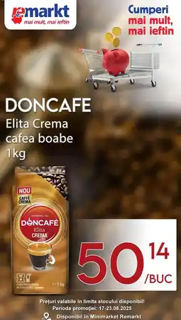 Remarkt Doncafe elita crema cafea boabe Ofertă