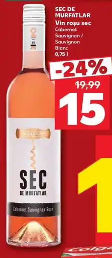 Kaufland Sec de murfatlar vin roșu sec Ofertă