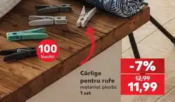 Kaufland Cârlige pentru rufe Ofertă
