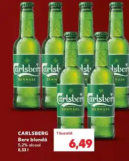 Kaufland Carlsberg bere blondă Ofertă