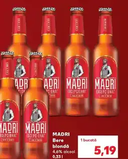 Kaufland Madri bere blondă Ofertă