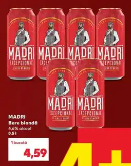Kaufland Madri bere blondă Ofertă