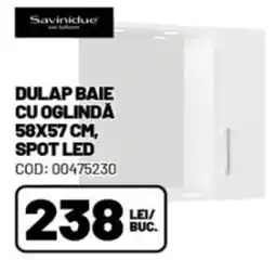 Ambient Savinidue dulap baie cu oglindă Ofertă