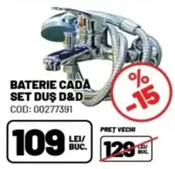 Ambient D&D baterie cadă set duș Ofertă