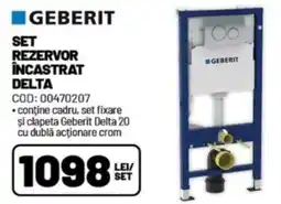 Ambient Gebert set rezervor încastrat delta Ofertă