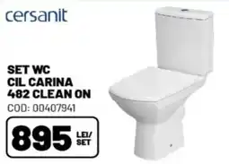 Ambient Cersanit set wc cil carina 482 clean on Ofertă